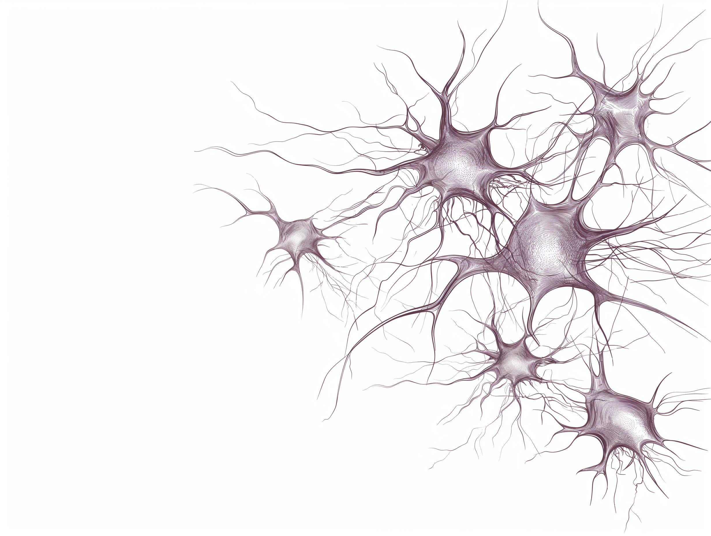 Scientific neuron illustration
